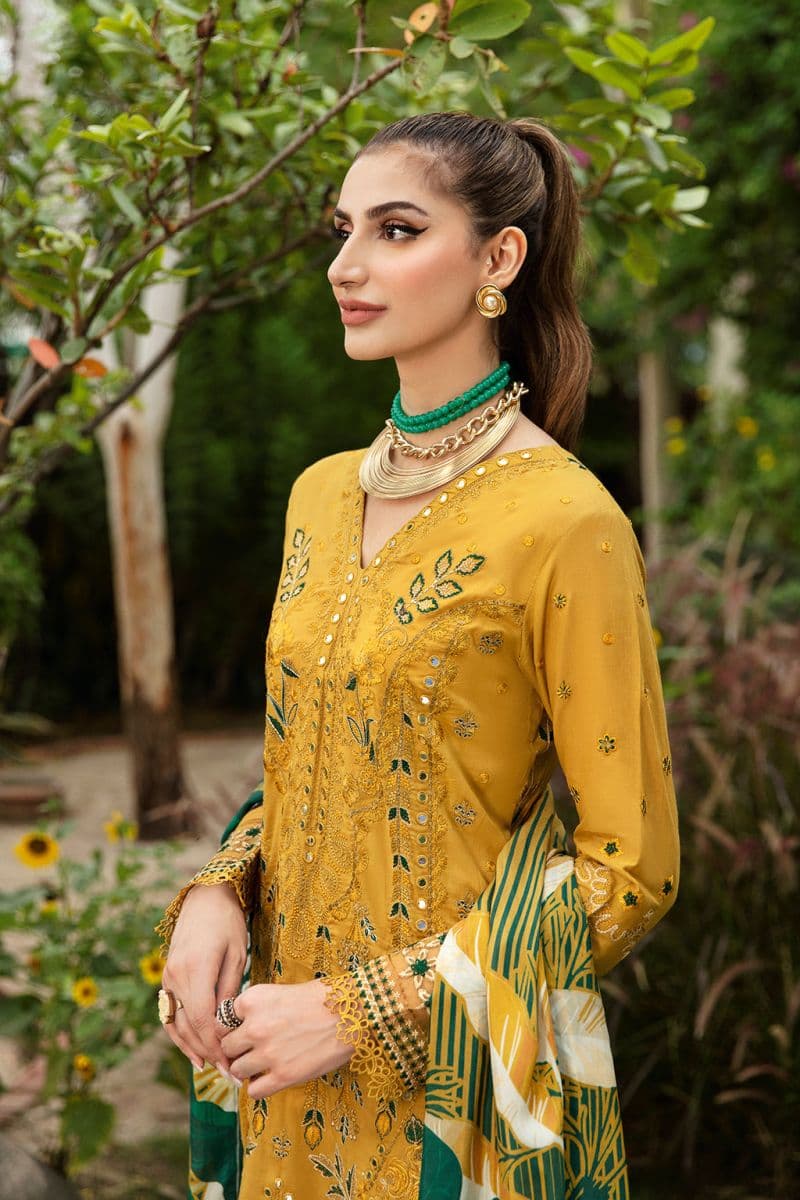 Embroidered Lawn Unstitched Suit thumbnail