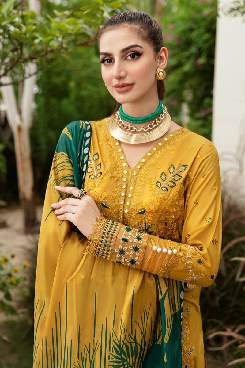 Embroidered Lawn Unstitched Suit thumbnail