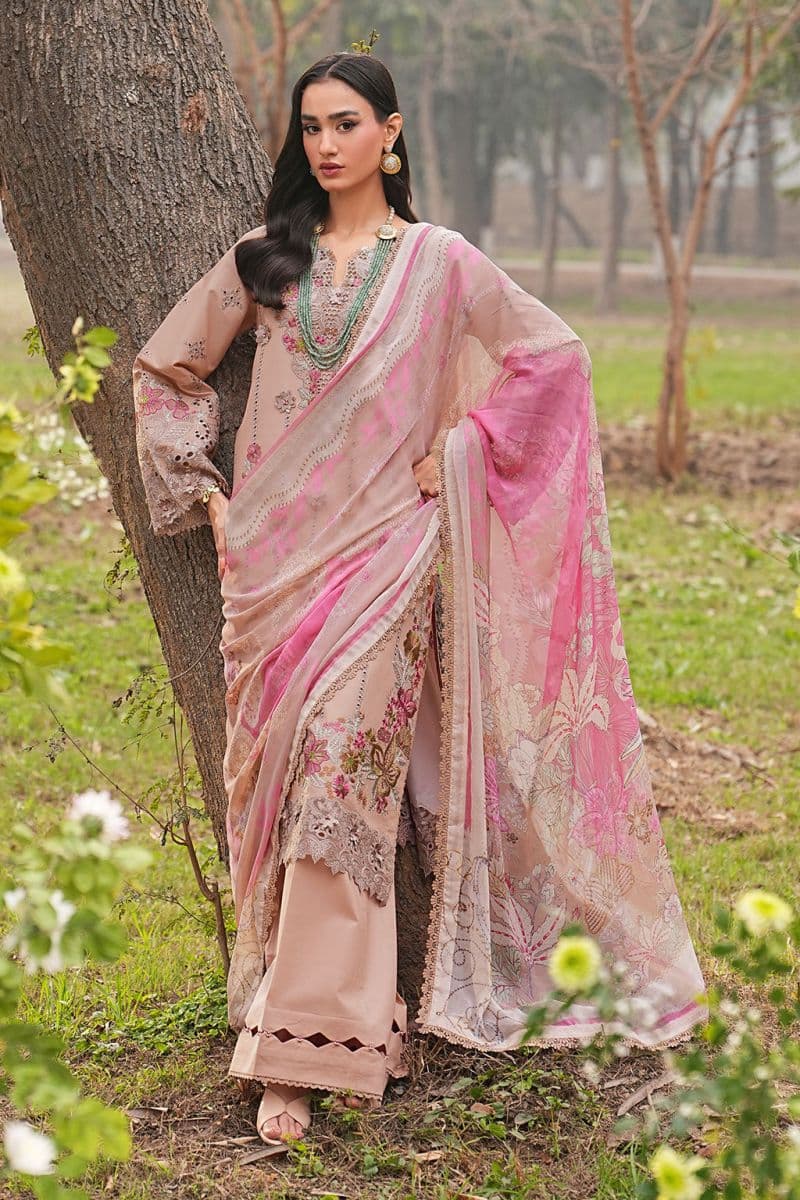 Embroidered Lawn Unstitched Suit thumbnail