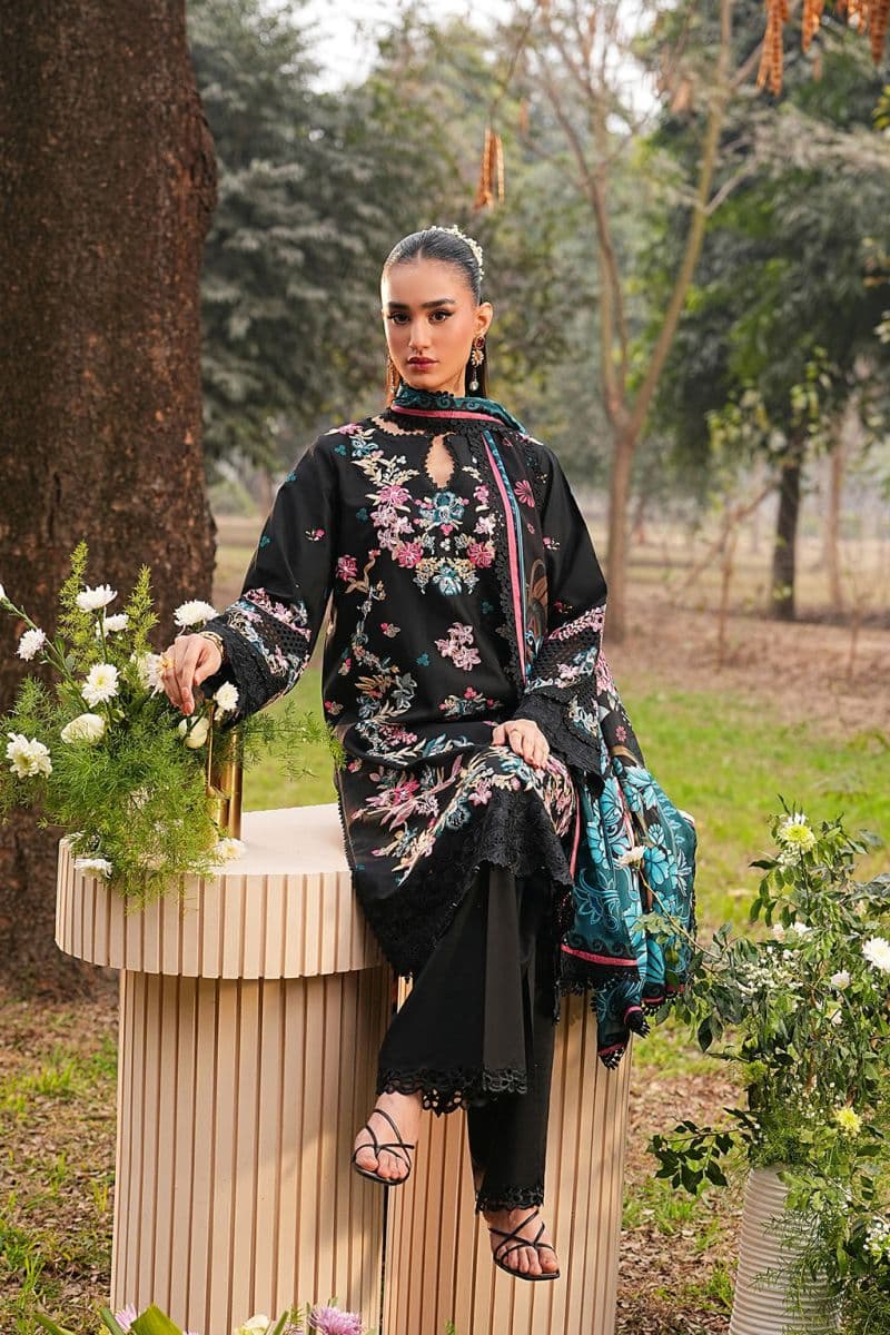 Embroidered Lawn Unstitched Suit thumbnail