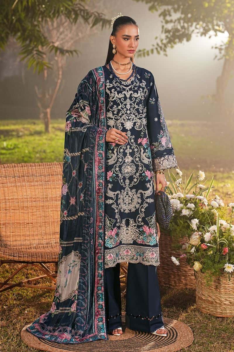 Embroidered Lawn Unstitched Suit