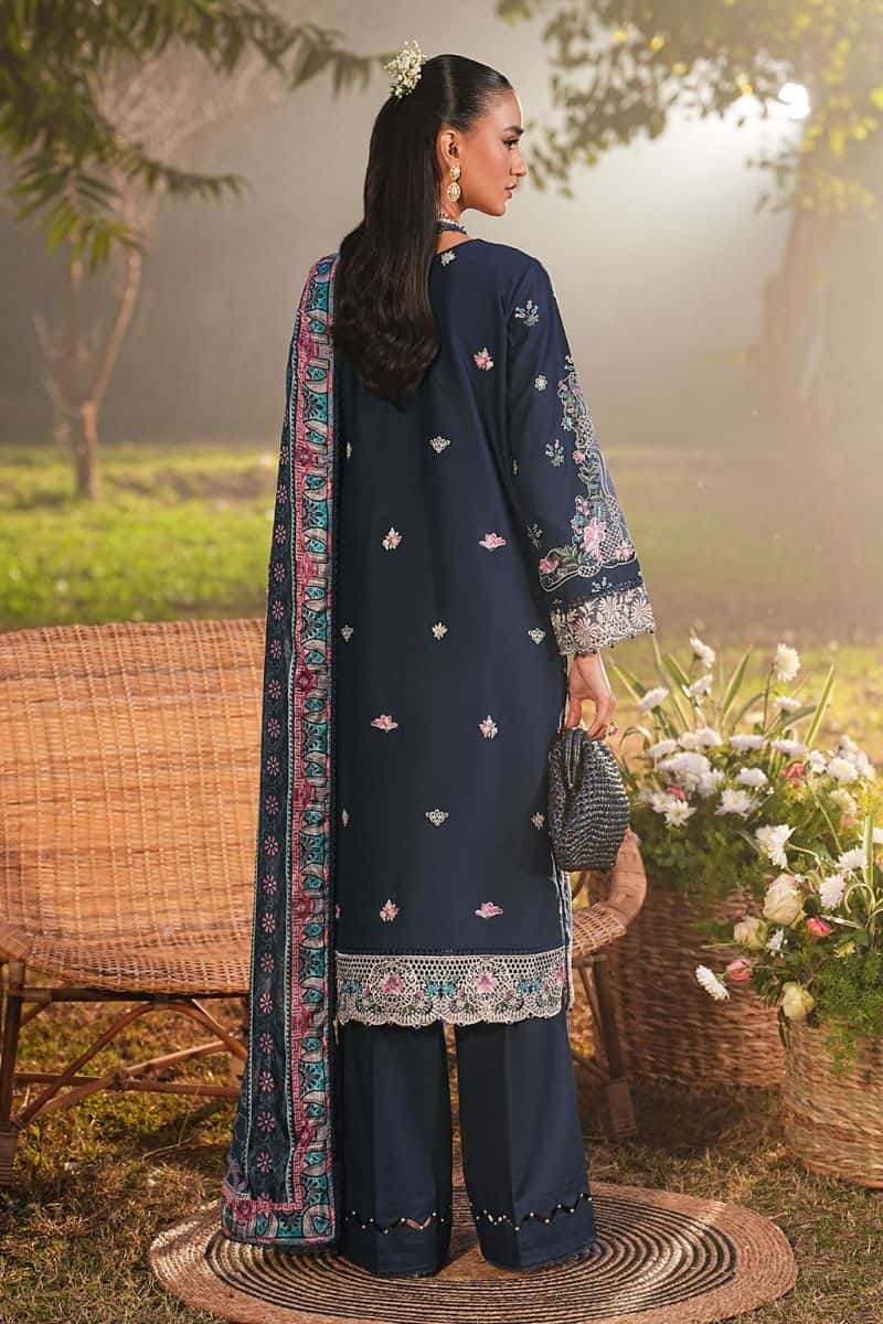 Embroidered Lawn Unstitched Suit - alternate view