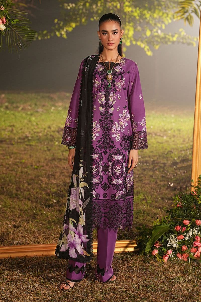 Embroidered Lawn Unstitched Suit thumbnail