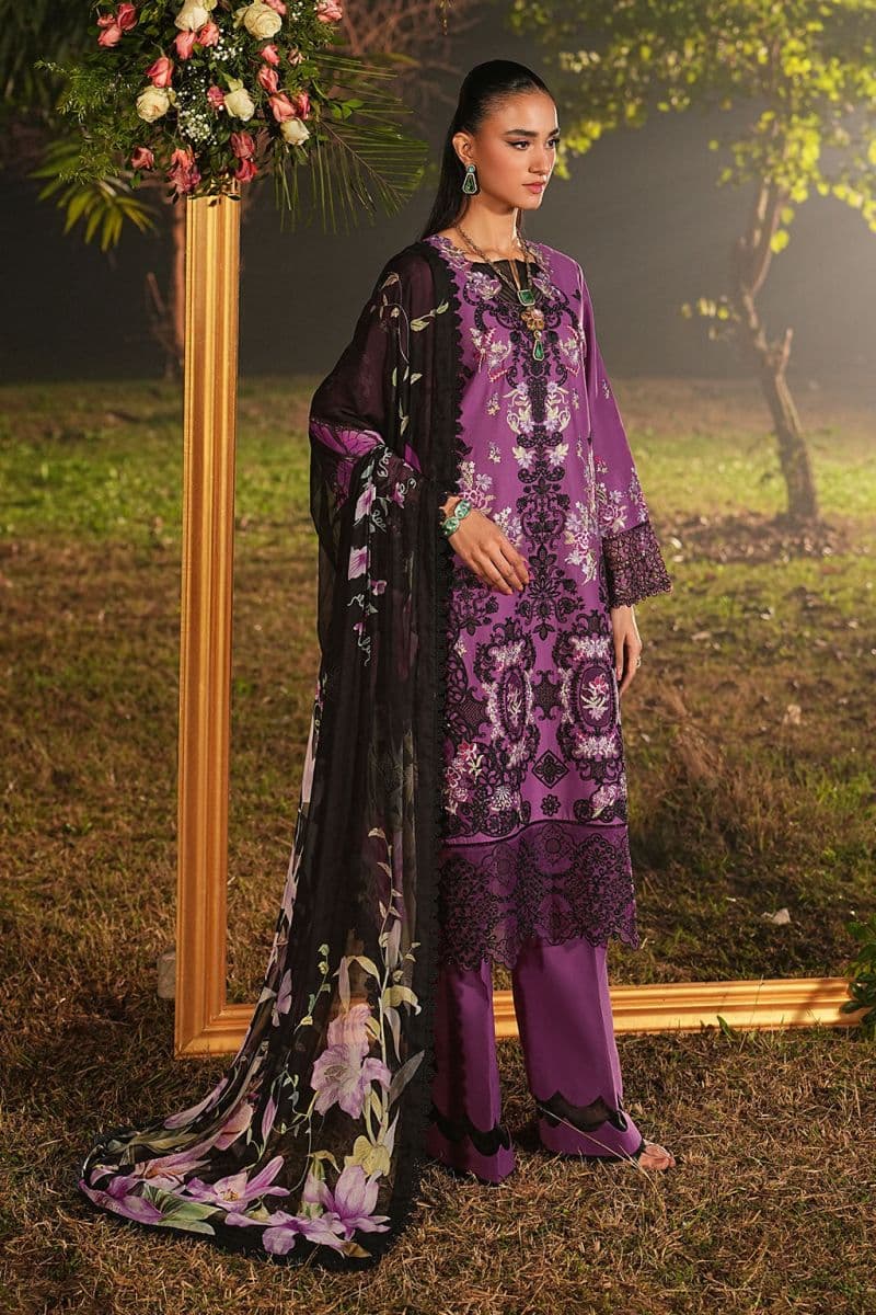 Embroidered Lawn Unstitched Suit thumbnail