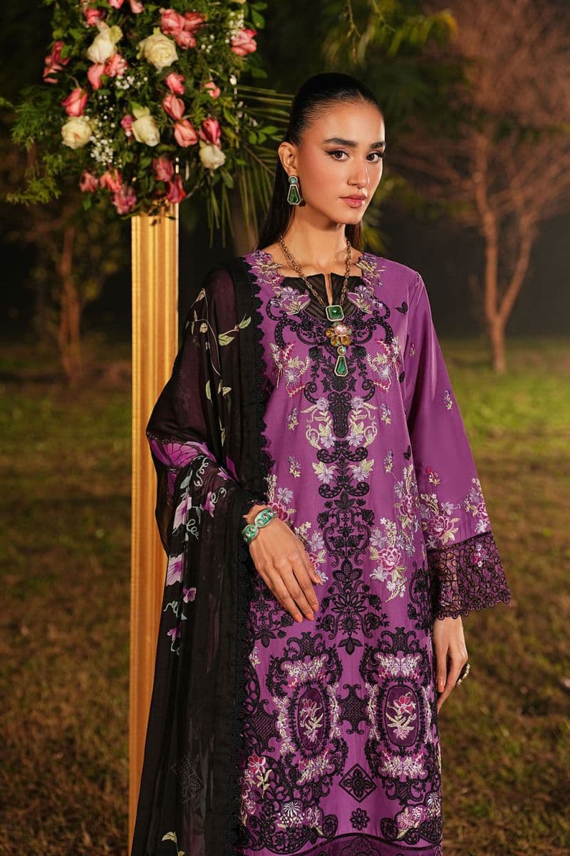 Embroidered Lawn Unstitched Suit thumbnail