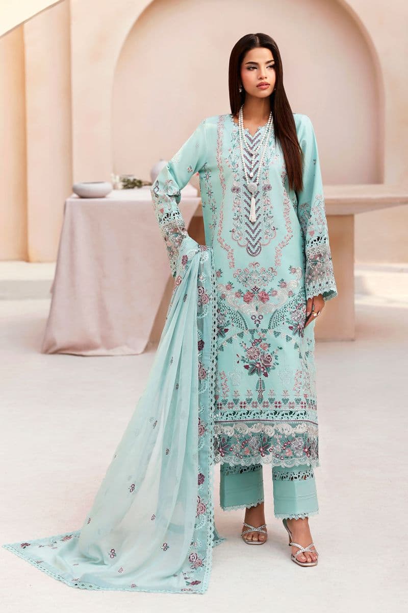 Embroidered Lawn Unstitched Suit thumbnail