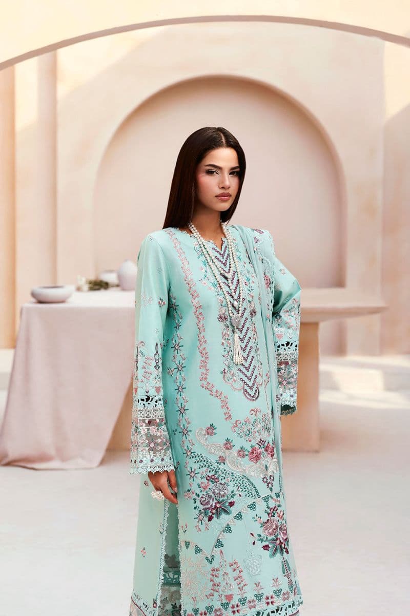 Embroidered Lawn Unstitched Suit thumbnail
