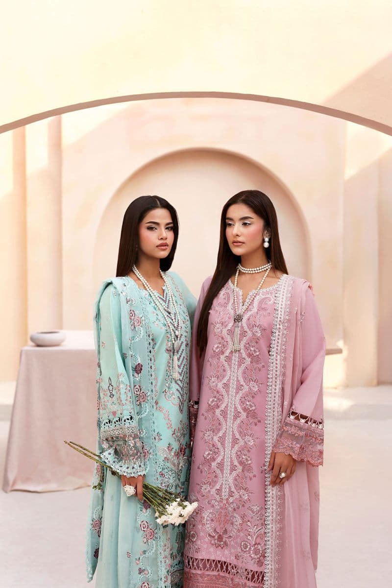 Embroidered Lawn Unstitched Suit thumbnail
