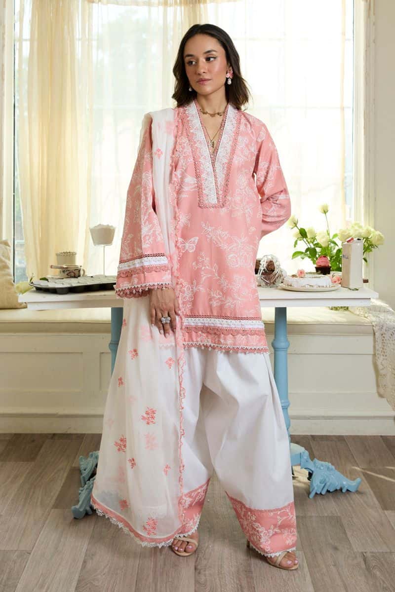 NOORE – 3PC LAWN & CHIFFON LUXURY PRET