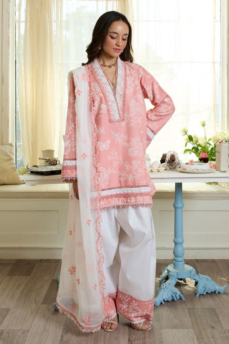 NOORE – 3PC LAWN & CHIFFON LUXURY PRET thumbnail