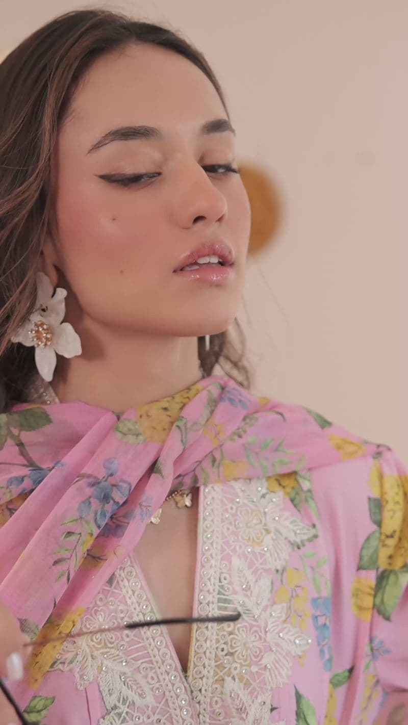 BLUSH BLOOM – 3PC LAWN & CHIFFON LUXURY PRET thumbnail