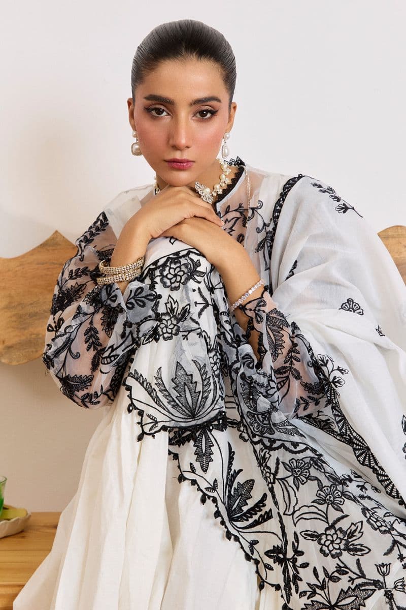 ZEENAT– 3PC ORGANZA,LAWN& PAPER COTTON LUXURY PRET thumbnail