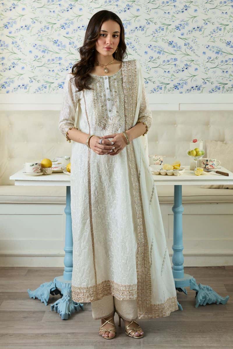 CHANDANI – 3PC PAPER COTTON & LAWN LUXURY PRET - alternate view