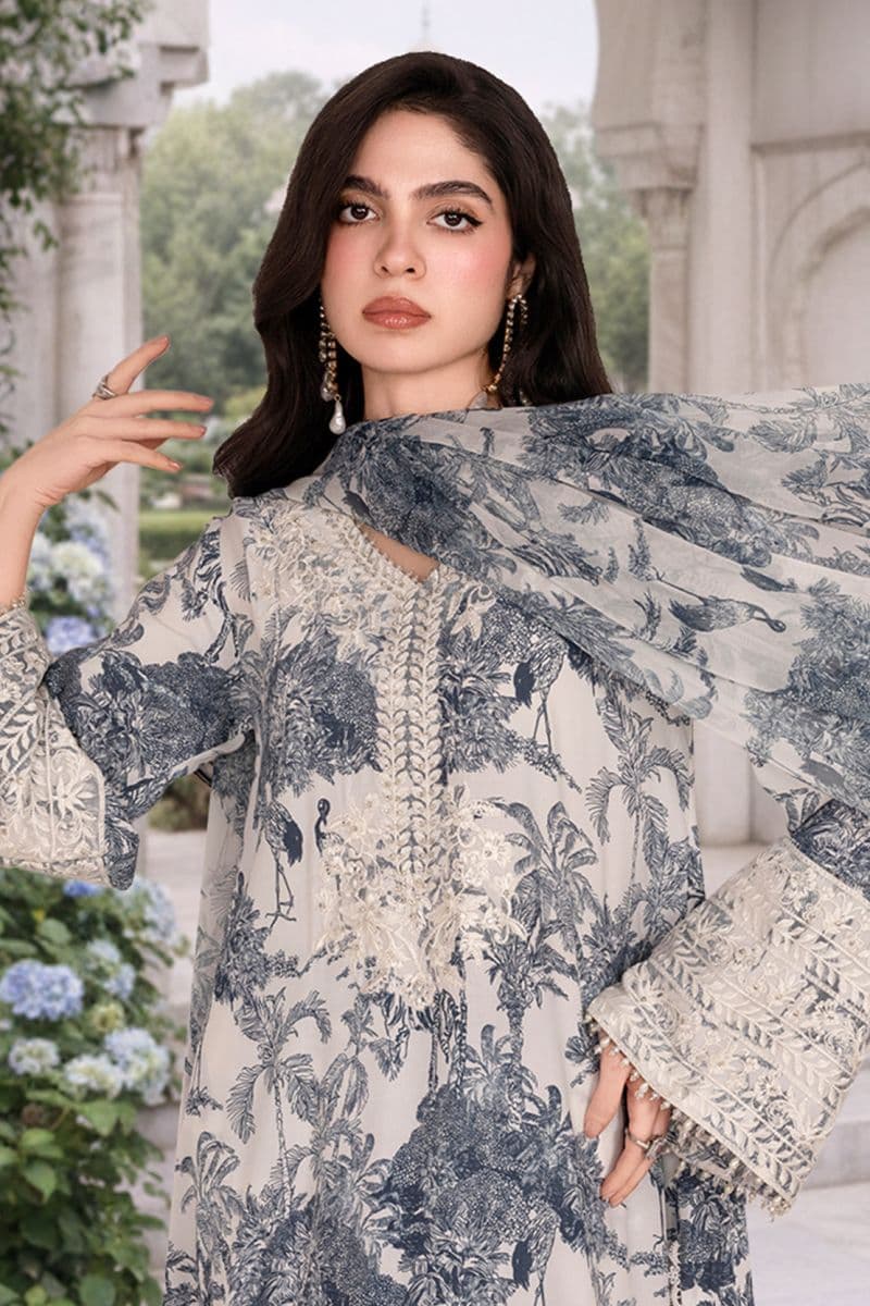 QURBAT – 3PC GRIP & CHIFFON EID FESTIVE PRET thumbnail