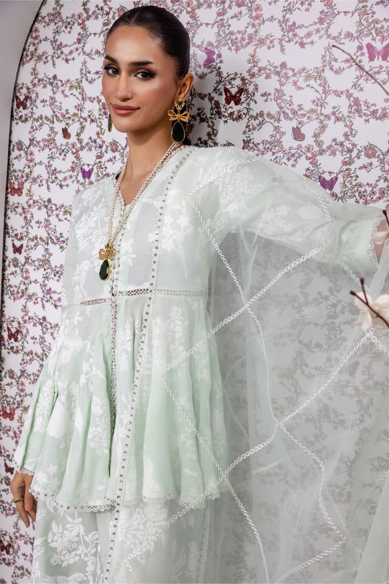 SUNLIT PATELS – 3PC RAWSILK & ORGANZA PRET GRIP/SILK thumbnail