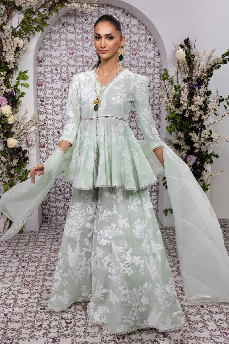 SUNLIT PATELS – 3PC RAWSILK & ORGANZA PRET GRIP/SILK thumbnail