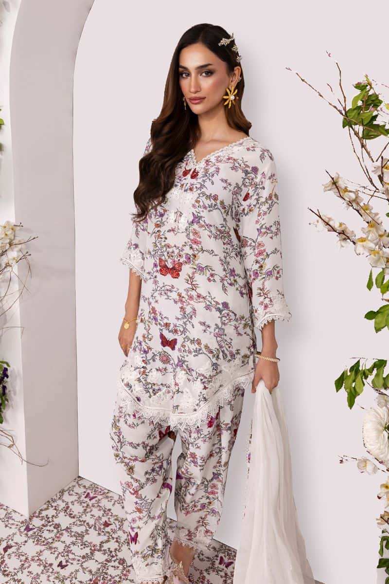 BUTTERFLY BUNCH – 3PC GRIP & CHIFFON PRET GRIP/SILK - alternate view