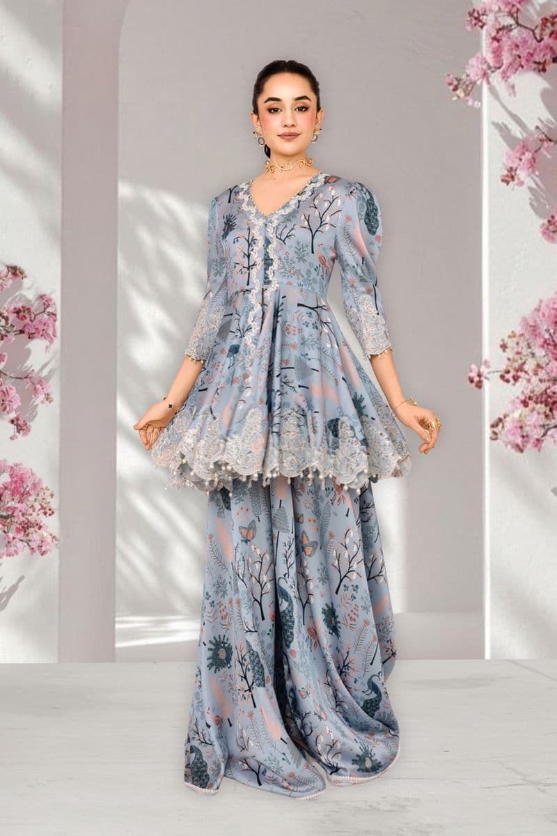 ARZOO – 2PC SHAMOOZ SILK EID FESTIVE PRET thumbnail
