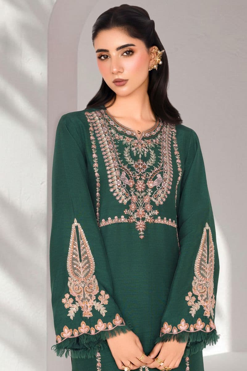 SABZ NOOR – 2PC RAWSILK EID FESTIVE PRET thumbnail