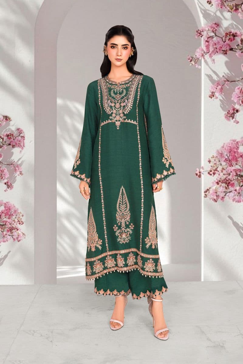 SABZ NOOR – 2PC RAWSILK EID FESTIVE PRET thumbnail