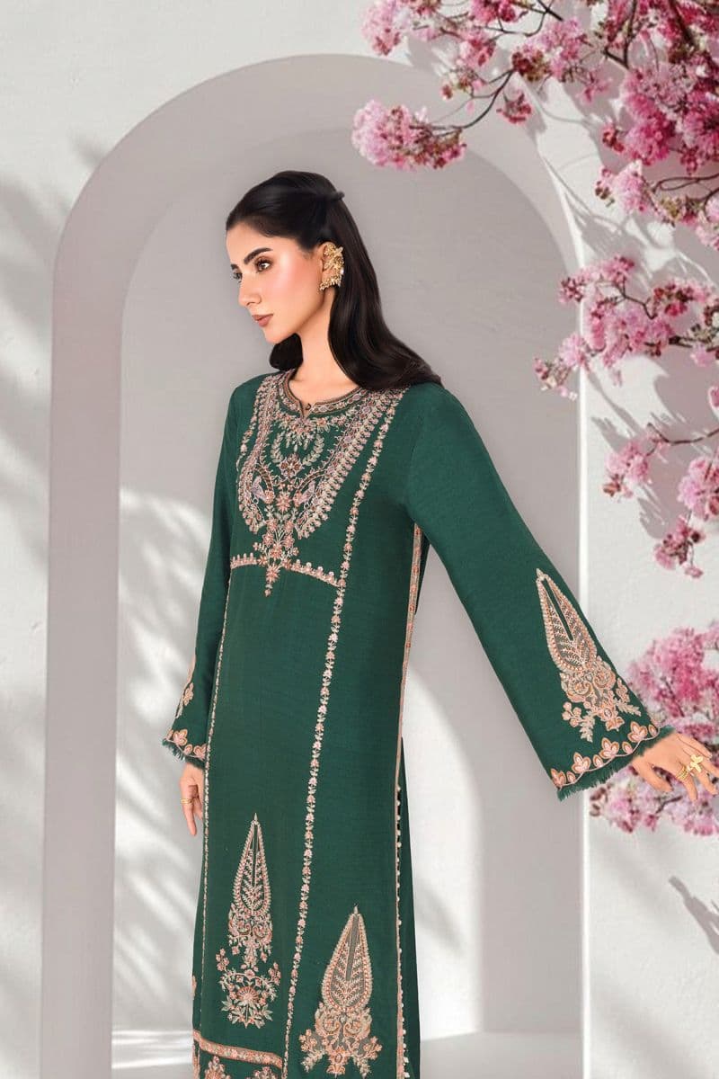 SABZ NOOR – 2PC RAWSILK EID FESTIVE PRET thumbnail