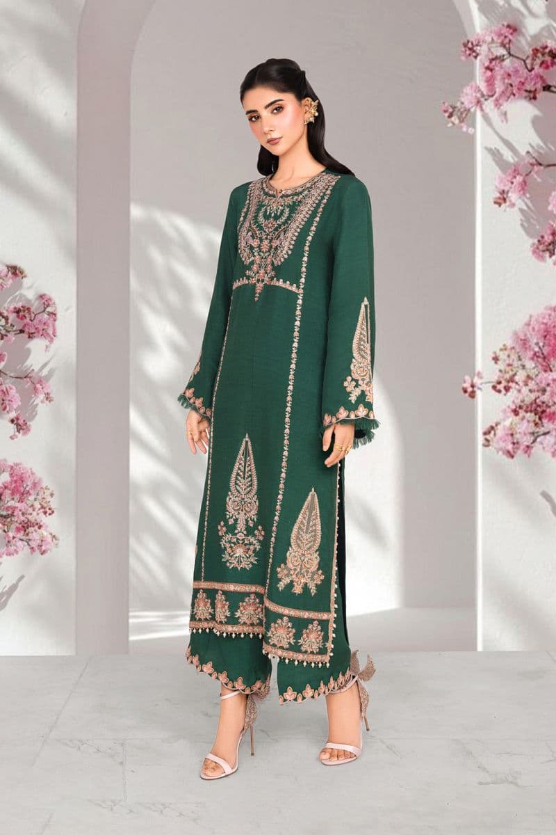 SABZ NOOR – 2PC RAWSILK EID FESTIVE PRET thumbnail