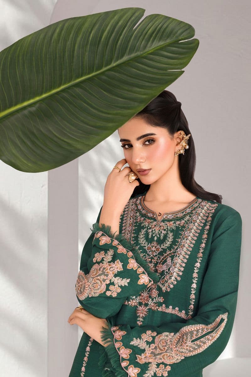 SABZ NOOR – 2PC RAWSILK EID FESTIVE PRET thumbnail