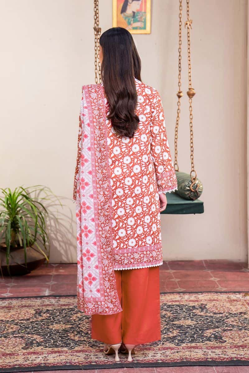 Printed - 2 Pc Lawn Suit (Lawn Dupatta) - alternate view