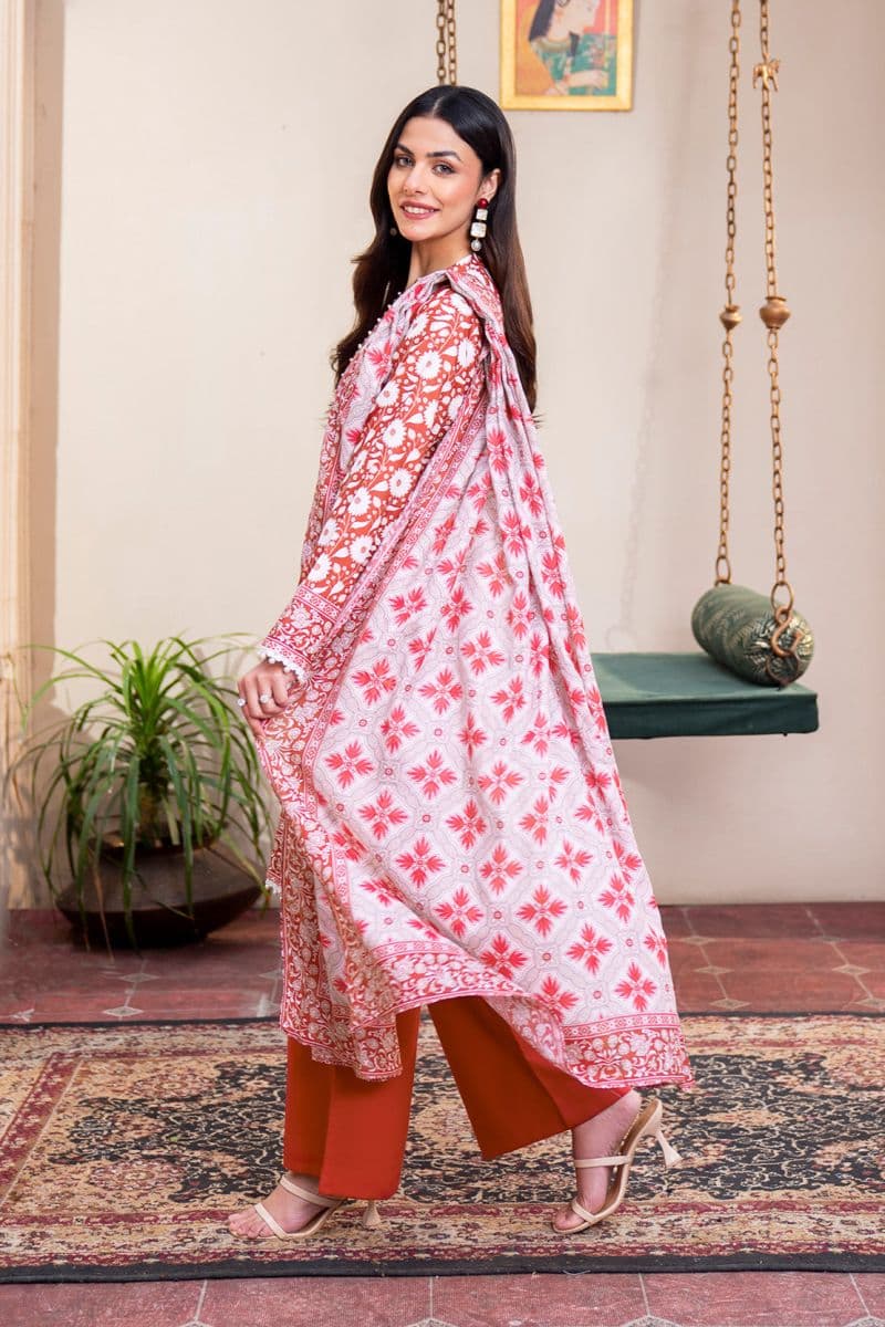 Printed - 2 Pc Lawn Suit (Lawn Dupatta) thumbnail