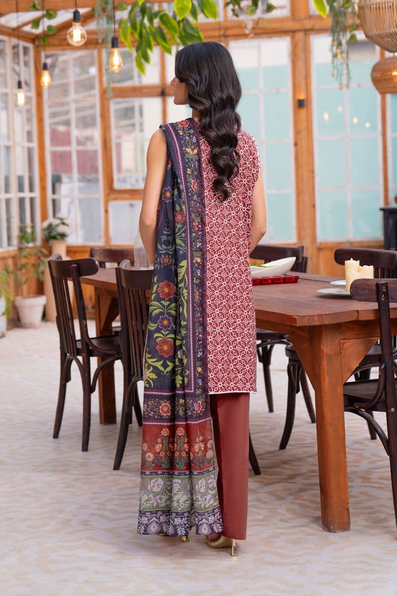 Embroidered - 2 Pc Lawn Suit (Lawn Dupatta) thumbnail