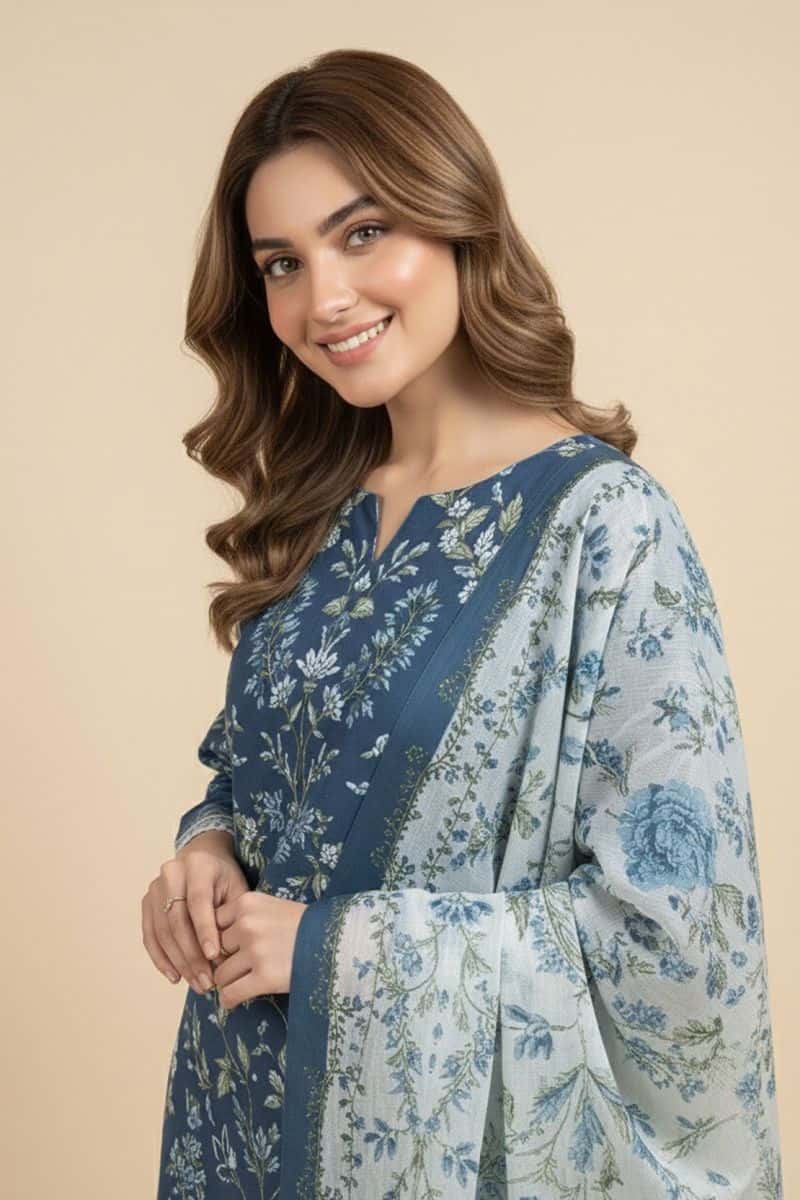 Printed - 3 Pc Lawn Suit - alternate view