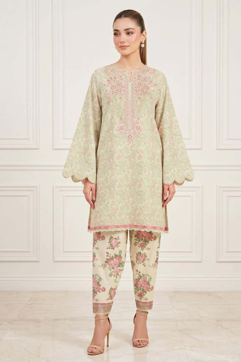Embroidered - 2 Pc Lawn Suit