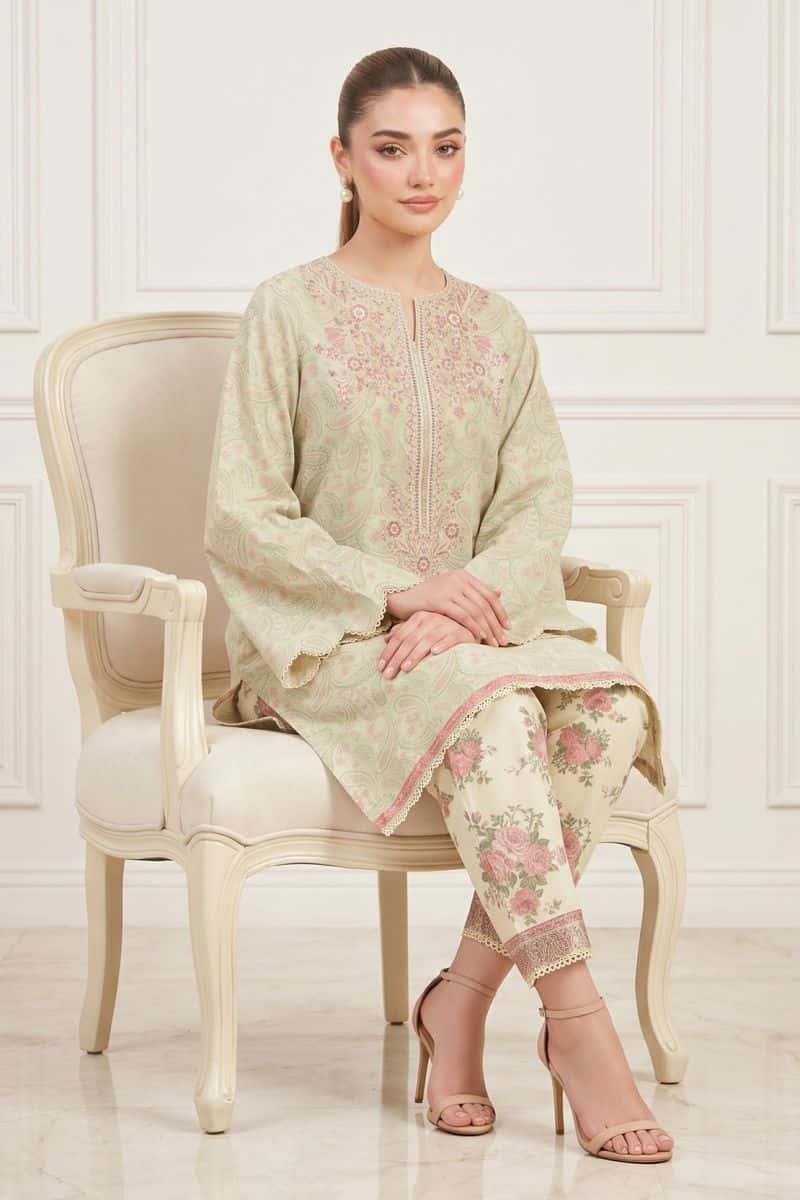 Embroidered - 2 Pc Lawn Suit - alternate view