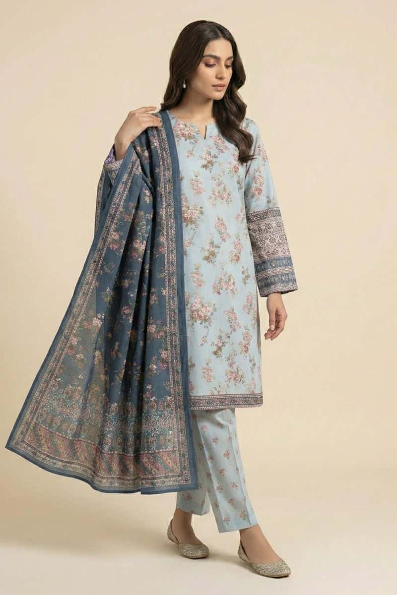 Printed - 3 Pc Lawn Suit