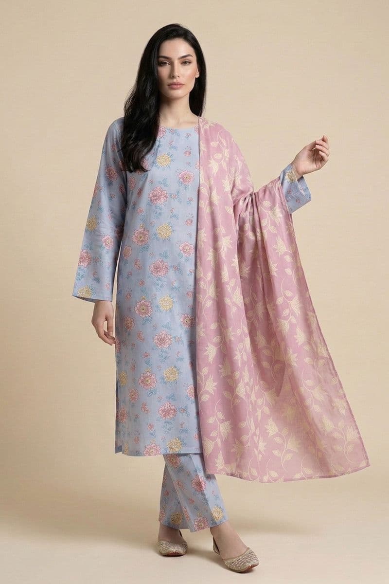 Printed - 3 Pc Lawn Suit thumbnail