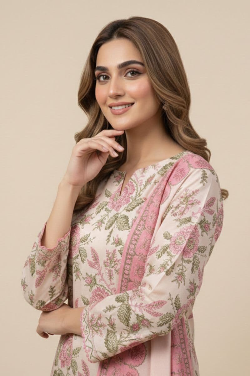 Printed - 2 Pc Lawn Suit (Shirt & Dupatta) thumbnail