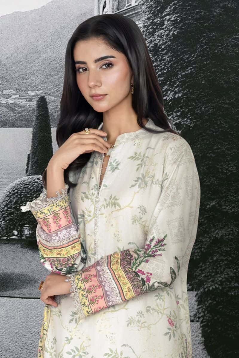Printed - 2 Pc Lawn Suit - alternate view