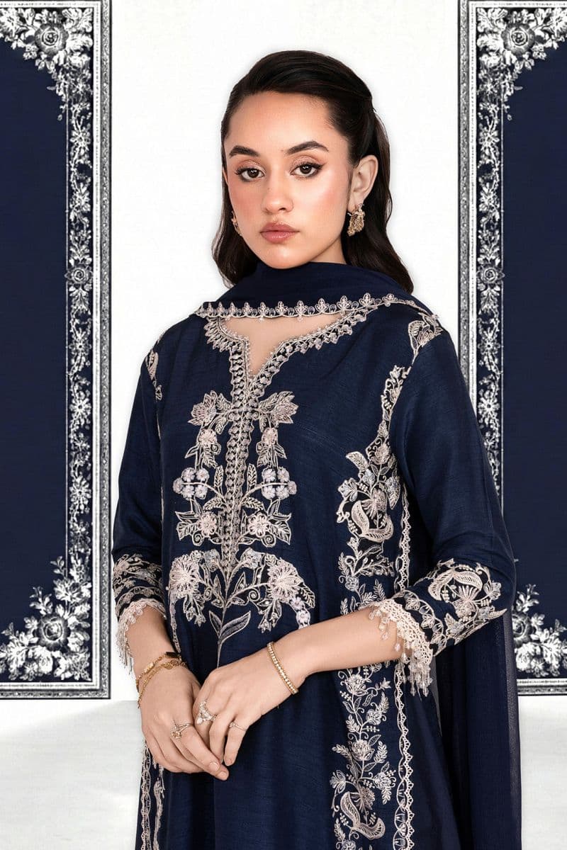 NEELAM – 3PC RAWSILK, CHIFFON & LAWN EID FESTIVE PRET thumbnail