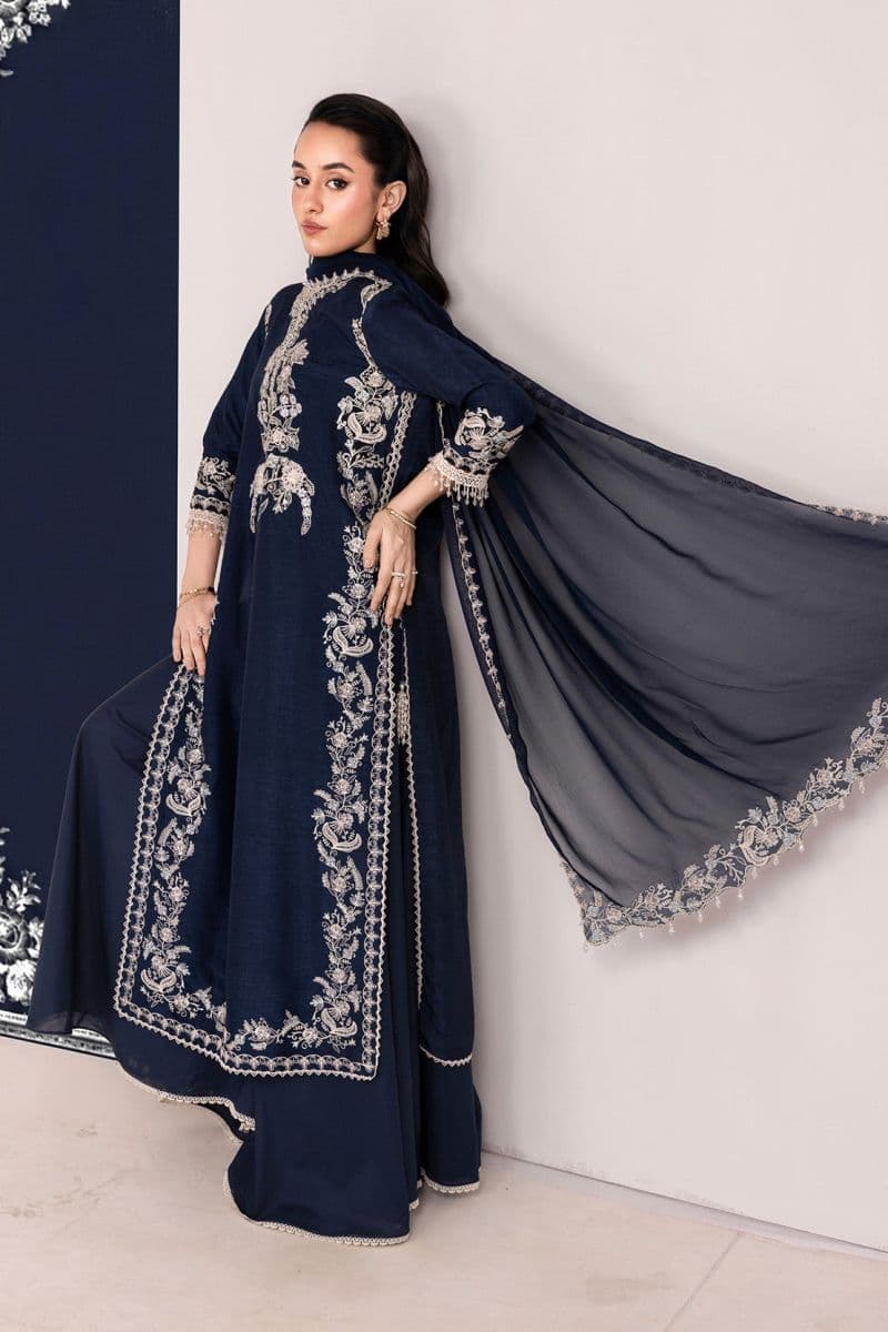 NEELAM – 3PC RAWSILK, CHIFFON & LAWN EID FESTIVE PRET thumbnail