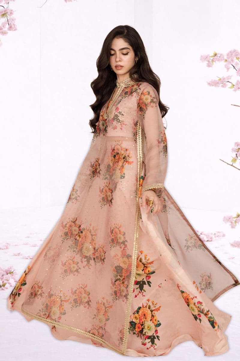ZARINA – 3PC ORGANZA & LAWN EID FESTIVE PRET thumbnail