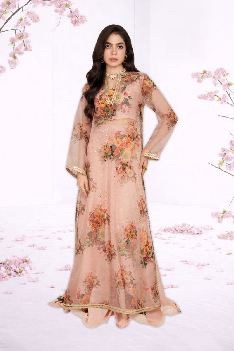 ZARINA – 3PC ORGANZA & LAWN EID FESTIVE PRET thumbnail