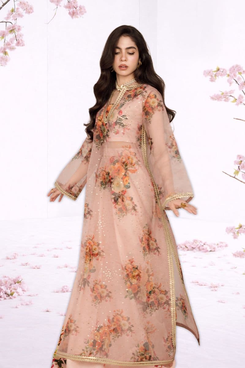 ZARINA – 3PC ORGANZA & LAWN EID FESTIVE PRET thumbnail