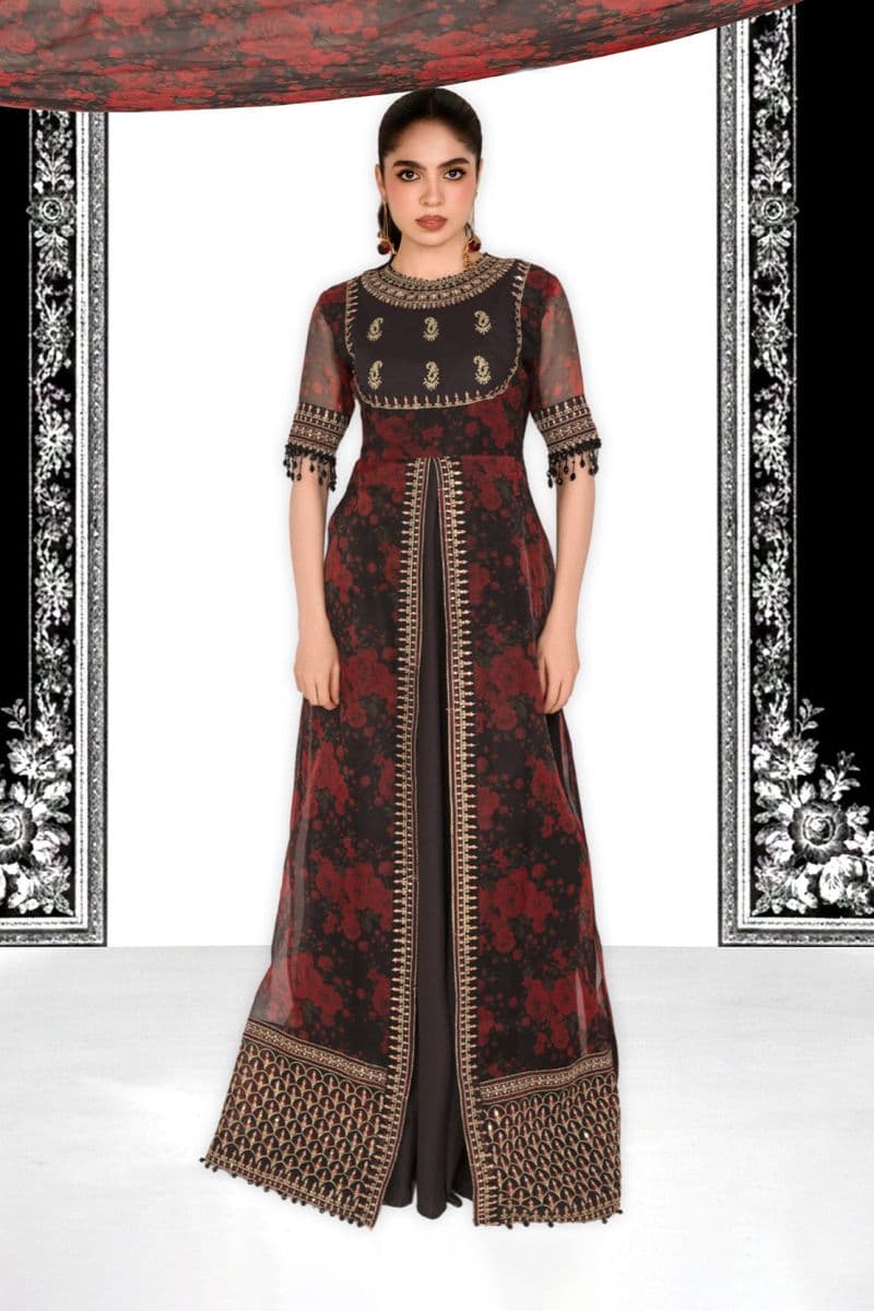 ZARQASH – 2PC ORGANZA & LAWN EID FESTIVE PRET thumbnail