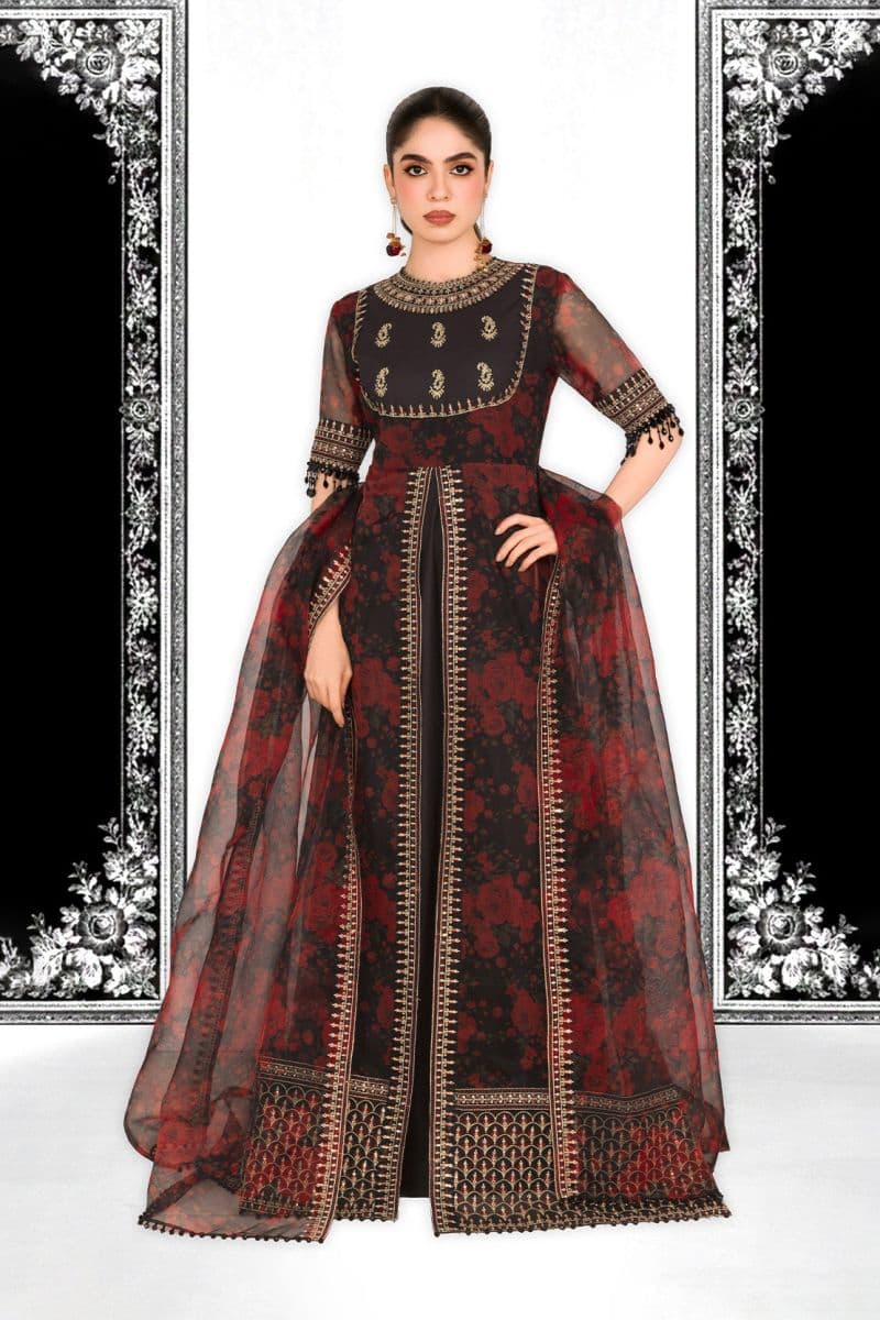 ZARQASH – 2PC ORGANZA & LAWN EID FESTIVE PRET thumbnail