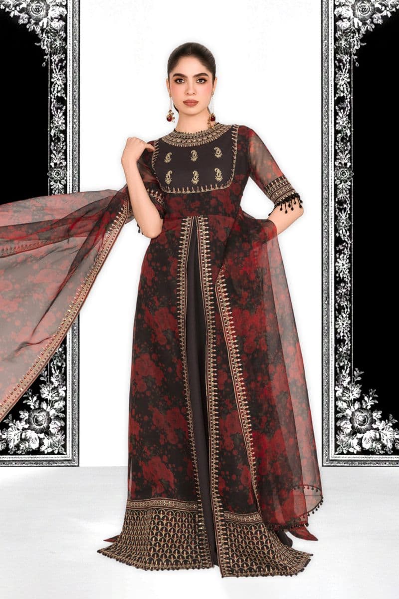 ZARQASH – 2PC ORGANZA & LAWN EID FESTIVE PRET thumbnail