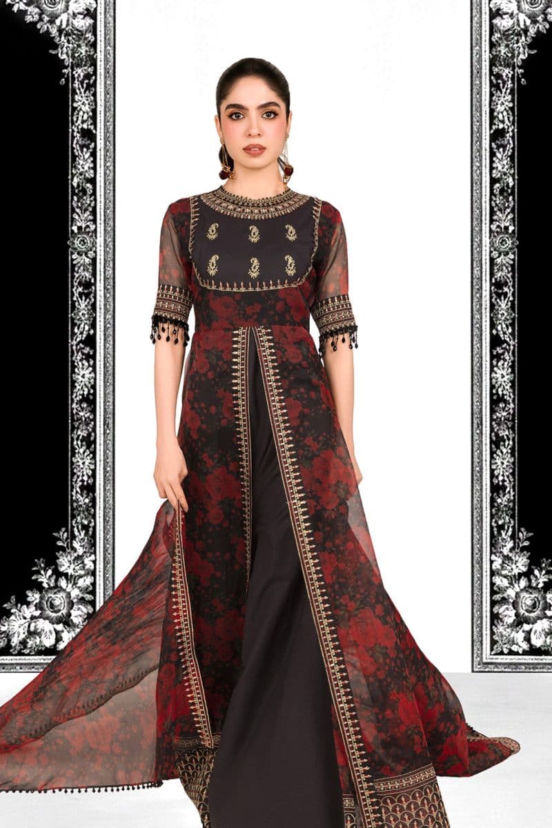 ZARQASH – 2PC ORGANZA & LAWN EID FESTIVE PRET thumbnail