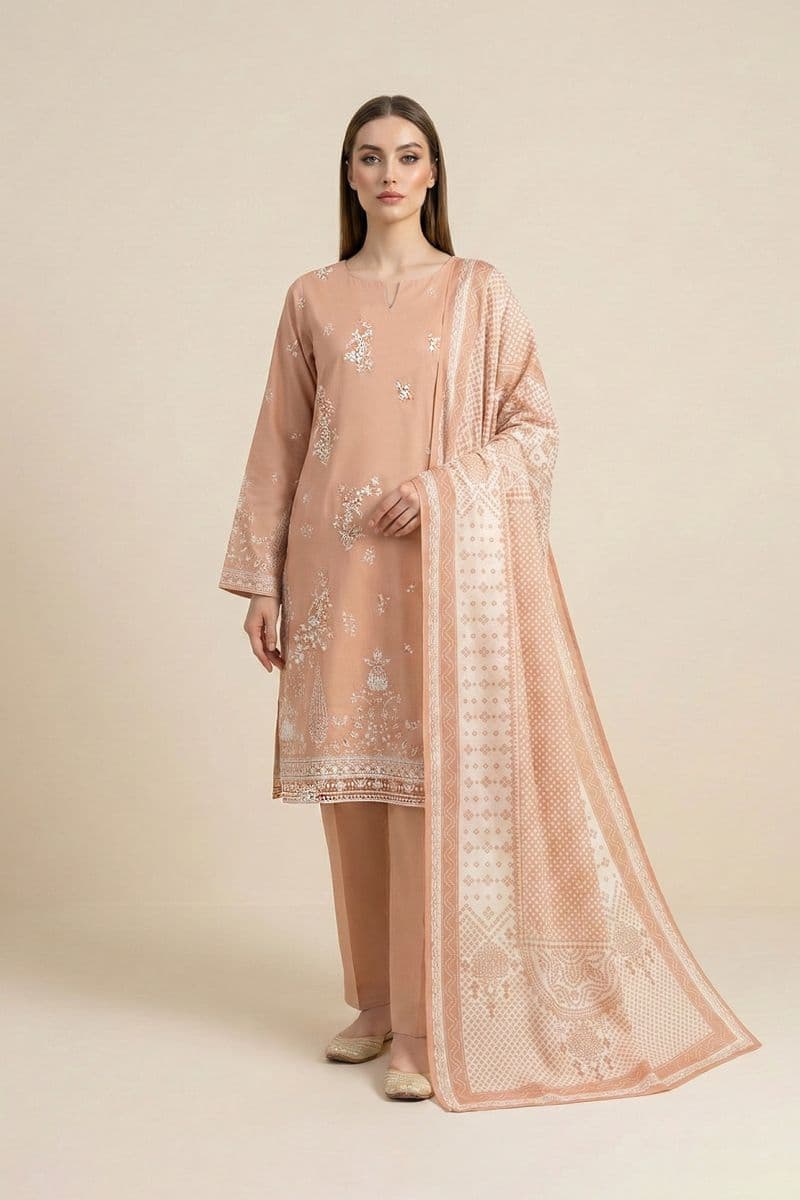 Embroidered - 3 Pc Lawn Suit thumbnail