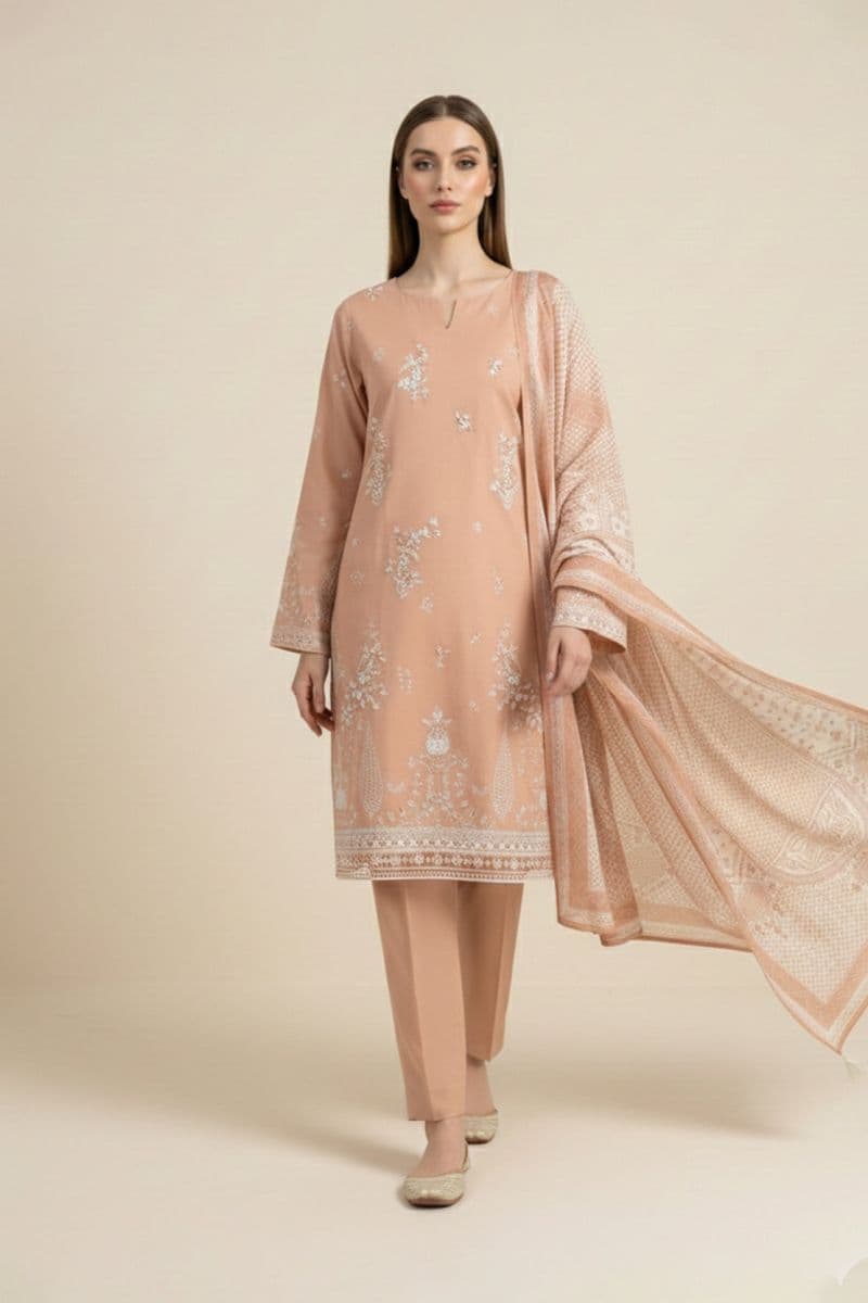 Embroidered - 3 Pc Lawn Suit thumbnail