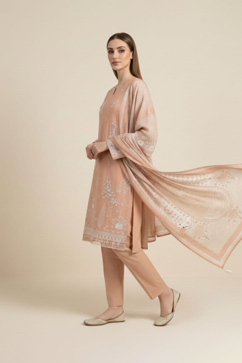 Embroidered - 3 Pc Lawn Suit thumbnail