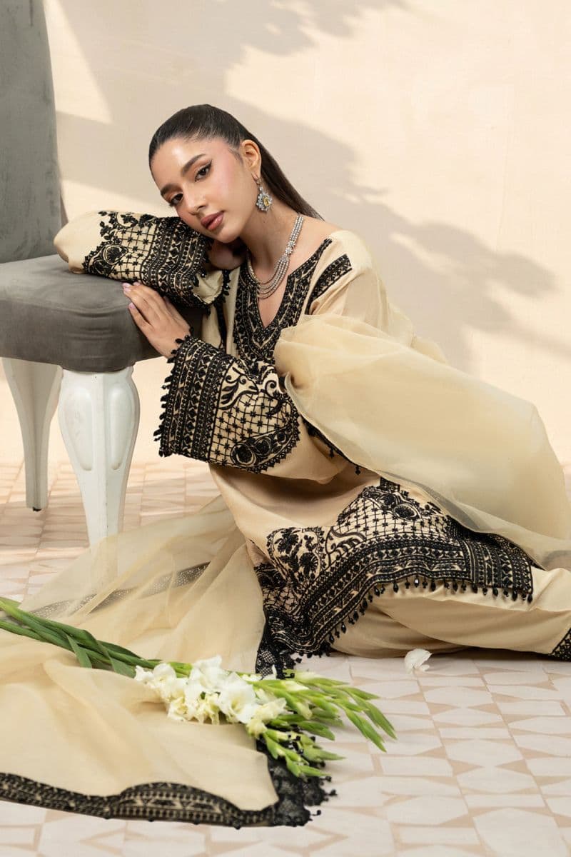 SPARKLE 2PC RAWSILK & ORGANZA EID FESTIVE PRET thumbnail